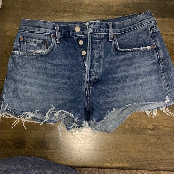 Agolde Pants - AGOLDE Parker Jean shorts in Lowkey